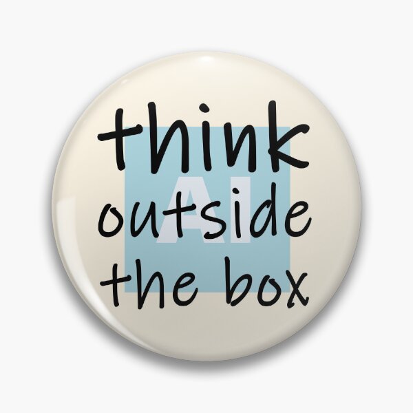 Item preview, Think outside the box - no AI designed and sold by Frank J. Art.