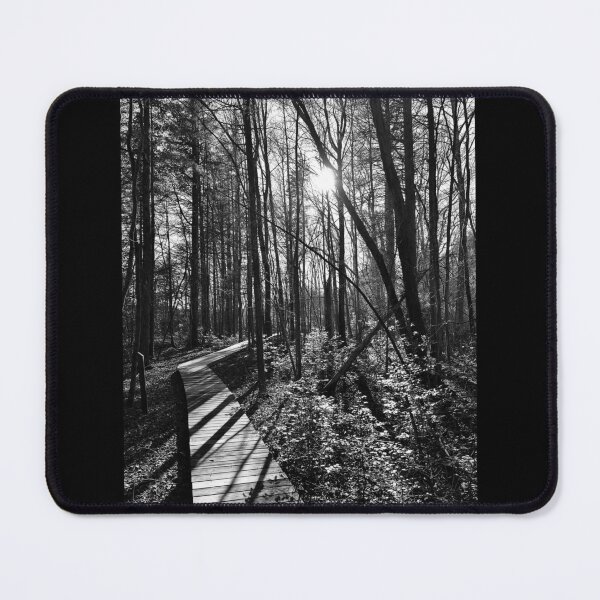 Item preview, Original Photography “Path to Serenity” - Black and White Forest Art  designed and sold by JamesDArting.