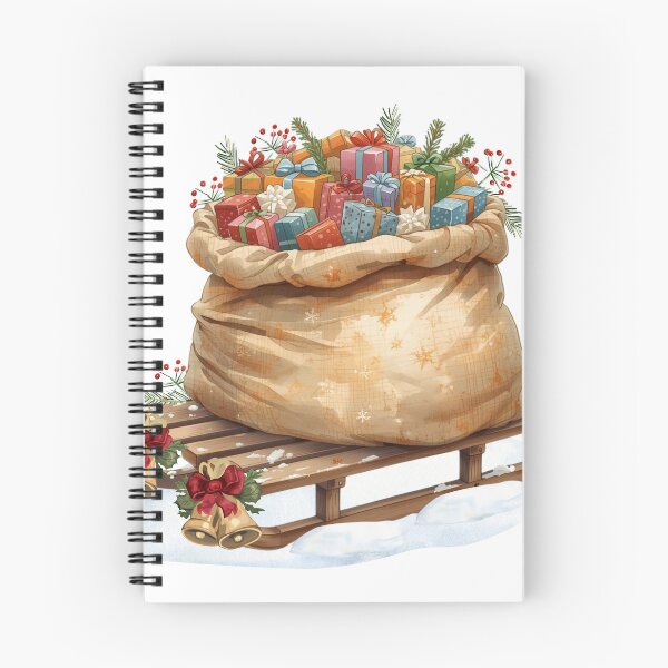 Item preview, Christmas Sticker Santa Sleight Present designed and sold by colorleafz.