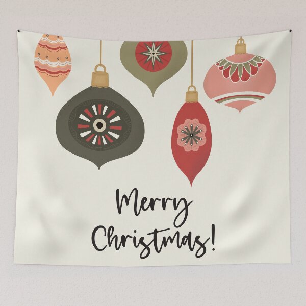 Item preview, Hanging Christmas Ornament 2025 Merry Christmas designed and sold by Willow & Grace Designs.