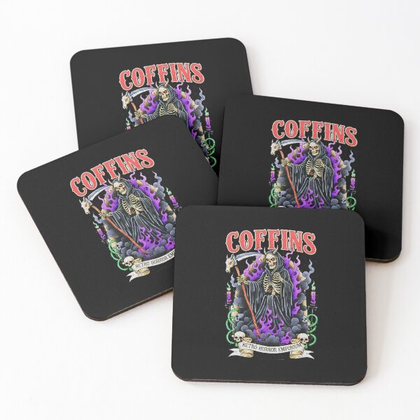 Item preview, Grim Reaper Horror Tattoo Flash designed and sold by CoffinsArt.