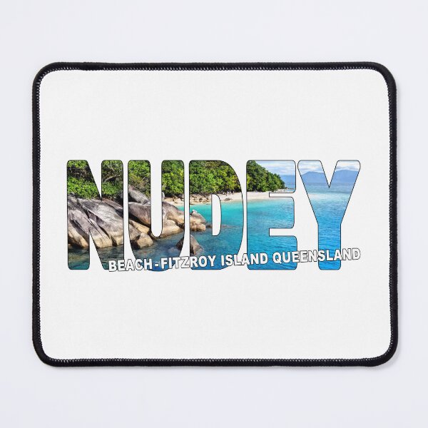 Item preview, NUDEY BEACH Fitzroy Island Queensland - Cairns Sunny Day Paradise designed and sold by Adam Gormley.