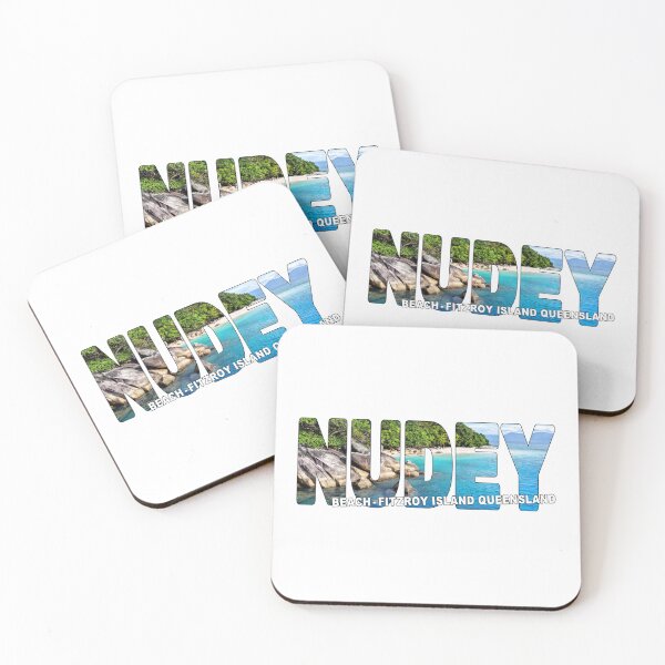 Item preview, NUDEY BEACH Fitzroy Island Queensland - Cairns Sunny Day Paradise designed and sold by Adam Gormley.