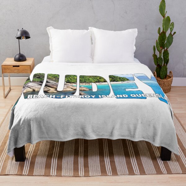 Item preview, NUDEY BEACH Fitzroy Island Queensland - Cairns Sunny Day Paradise designed and sold by Adam Gormley.
