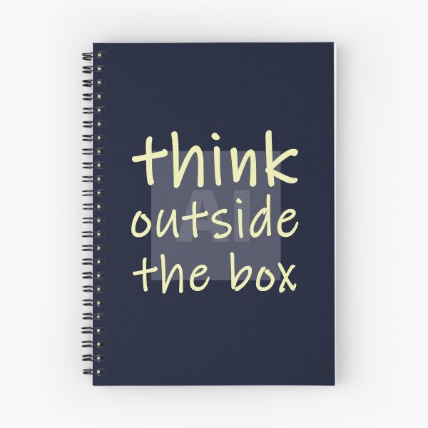 Item preview, Think outside the box - no AI designed and sold by Frank J. Art.