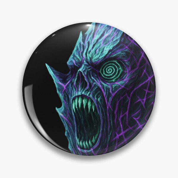 Item preview, Memory Spire Fragment — biomechanical glyph, neon horror sigil designed and sold by Taintedstrokes.