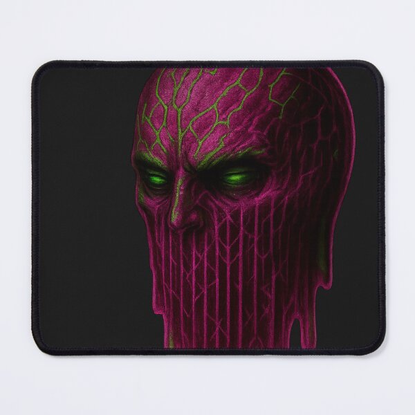 Item preview, Collapse Oracle Head — dripping glyph visage, neon occult designed and sold by Taintedstrokes.
