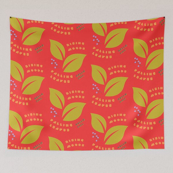 Item preview, Falling Leaves, Rising Moods – Autumn Art Print designed and sold by baskamade.