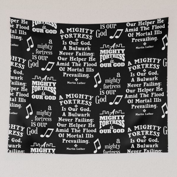 Item preview, A Mighty Fortress Is Our God - Martin Luther - Christian Hymn designed and sold by Angela Dow.