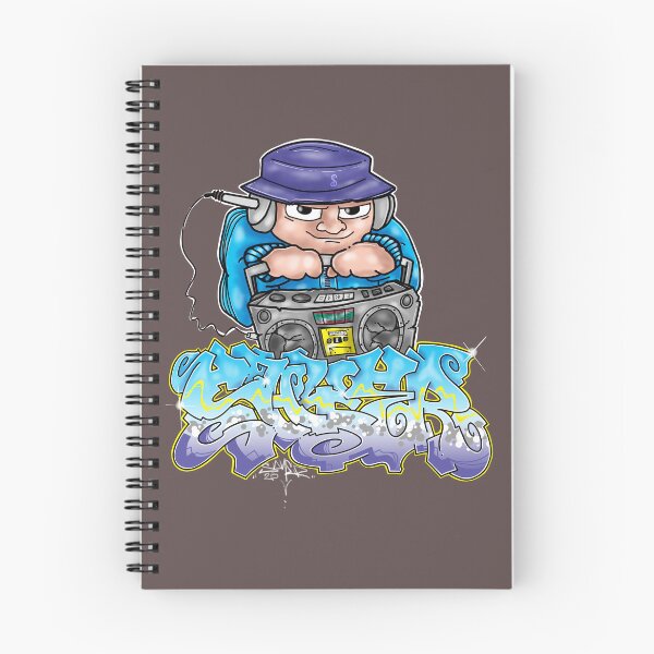 Item preview, Hand drawn OLD SCHOOL boombox character with graffiti lettering  designed and sold by Derailed-Drips.
