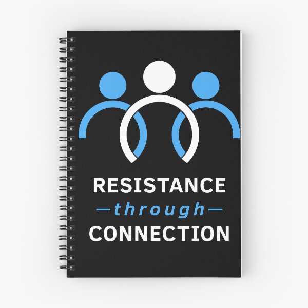 Item preview, Resistance Through Connection (White and Blue) designed and sold by RainDoe.