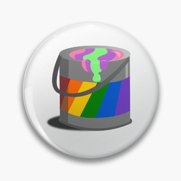Item preview, Proud Paint Trigender Flag in a Bucket designed and sold by HarveyHandcraftsandDesigns.