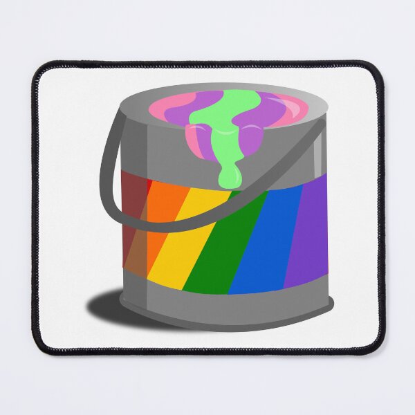Item preview, Proud Paint Trigender Flag in a Bucket designed and sold by HarveyHandcraftsandDesigns.