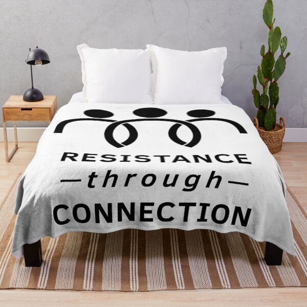 Item preview, Resistance Through Connection (Black) designed and sold by RainDoe.
