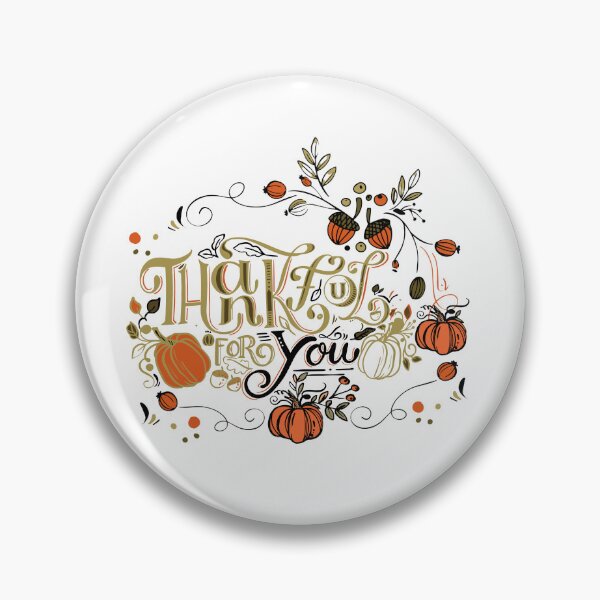 Item preview, Thankful for You Orange & Golden designed and sold by wildwhimsical.