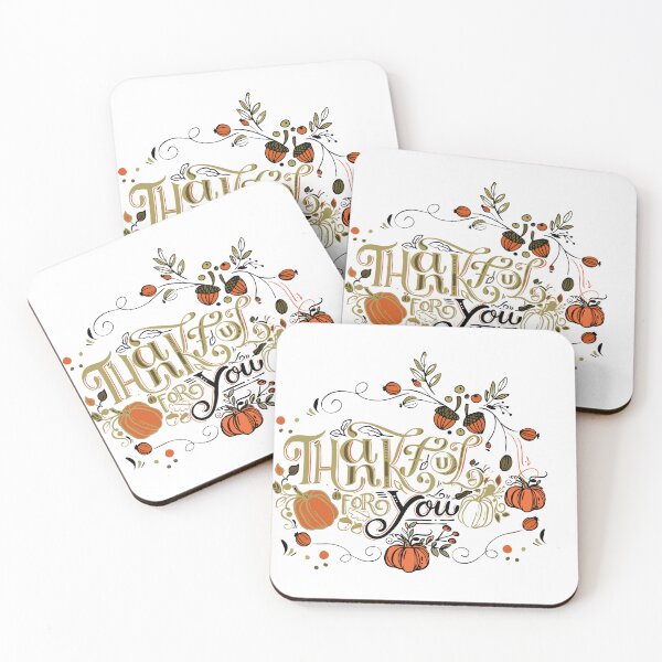 Item preview, Thankful for You Orange & Golden designed and sold by wildwhimsical.
