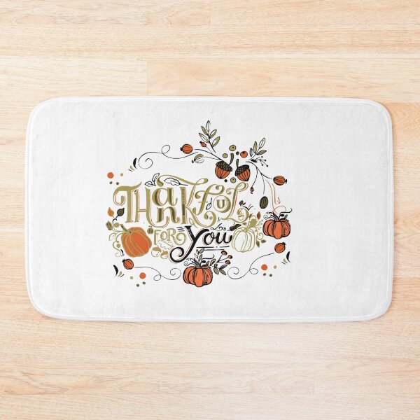 Item preview, Thankful for You Orange & Golden designed and sold by wildwhimsical.