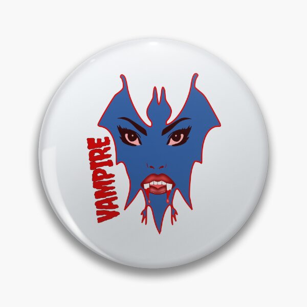 Item preview, Blue Vampire Bat Face designed and sold by DNC1134.