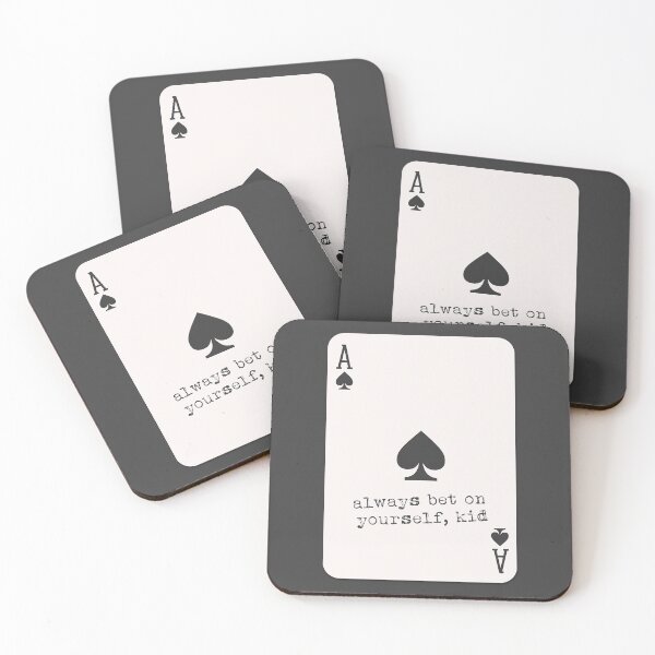 Item preview, Always bet on yourself, kid - Retro Playing Card designed and sold by SaltedBeachPaperie.