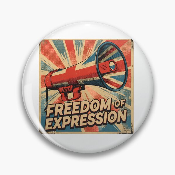 Item preview, Freedom of Expression – Vintage Pop Art Protest Design designed and sold by Boski22.