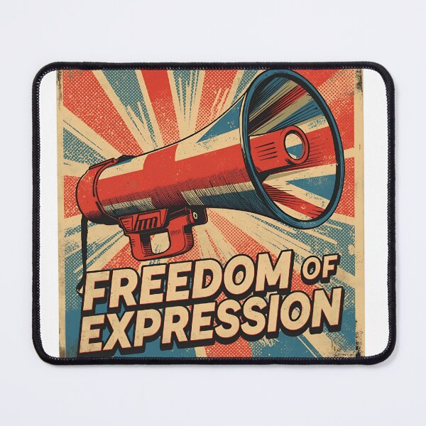 Item preview, Freedom of Expression – Vintage Pop Art Protest Design designed and sold by Boski22.