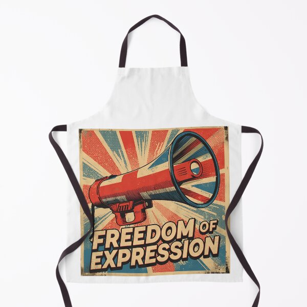 Item preview, Freedom of Expression – Vintage Pop Art Protest Design designed and sold by Boski22.