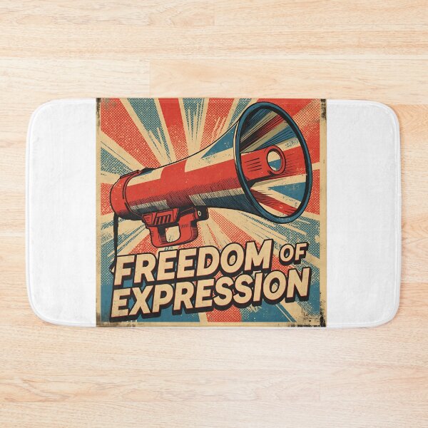 Item preview, Freedom of Expression – Vintage Pop Art Protest Design designed and sold by Boski22.