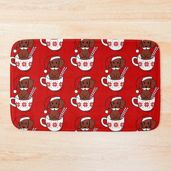 Item preview, Dachshund Christmas Mustache Coffee Mug designed and sold by HappyLabradors.