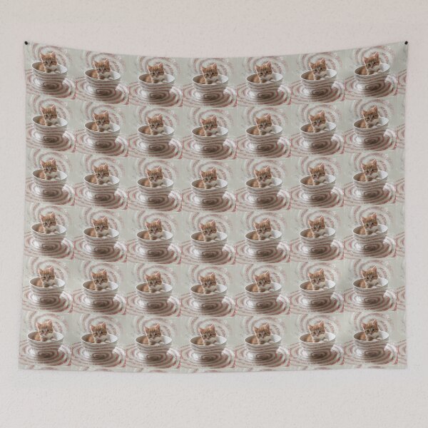 Item preview, a kitten in the cup designed and sold by Katta19.