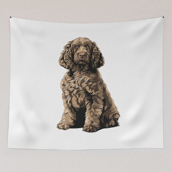 Item preview, American Water Spaniel Dog Illustration designed and sold by whyitsme.