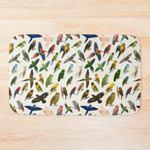 Item preview, Parrots of the World Illustration Chart designed and sold by kakarikihill.