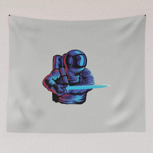 Item preview, Astronaut with sword in space designed and sold by Joncasmiart.
