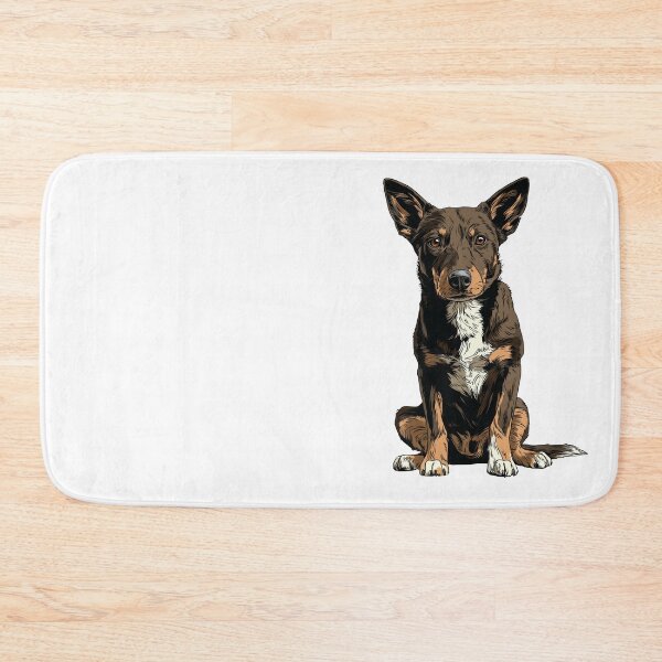 Item preview, Australian Kelpie Dog Illustration designed and sold by whyitsme.
