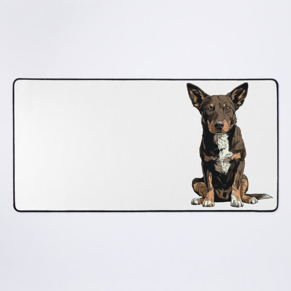 Item preview, Australian Kelpie Dog Illustration designed and sold by whyitsme.