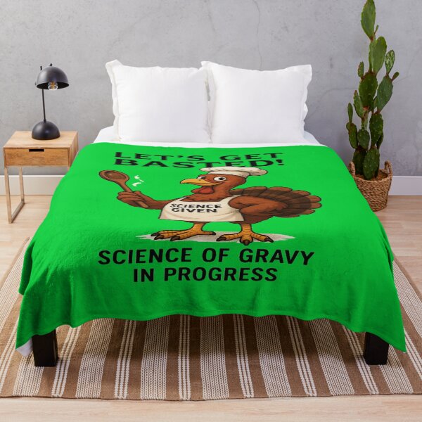 Item preview, Let’s Get Basted – Funny Turkey Chef Thanksgiving Design designed and sold by alizo74.