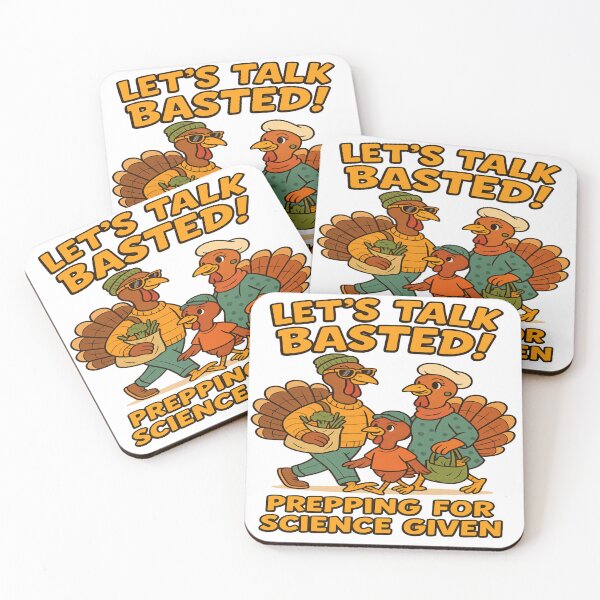 Item preview, Let’s Talk Basted – Funny Turkey Family Thanksgiving Design designed and sold by alizo74.