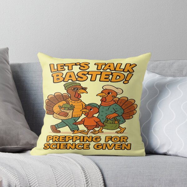 Item preview, Let’s Talk Basted – Funny Turkey Family Thanksgiving Design designed and sold by alizo74.