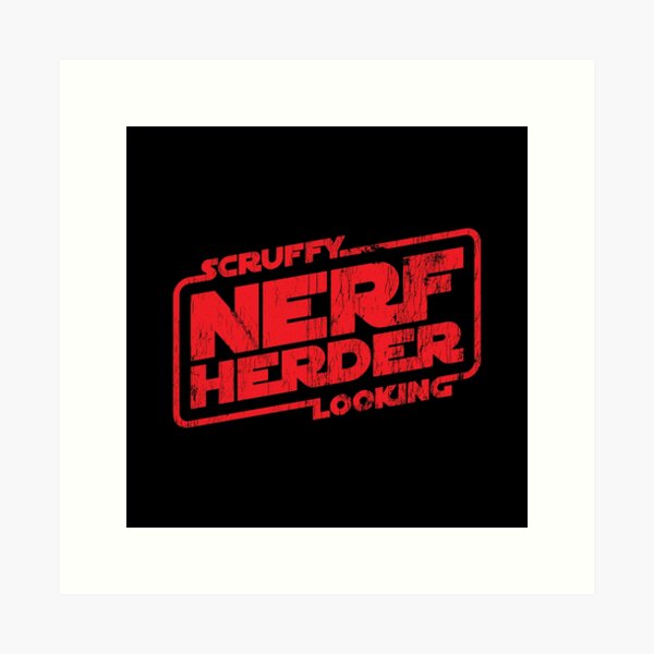 Item preview, Scruffy Looking Nerf Herder - worn version designed and sold by The Common Tee.