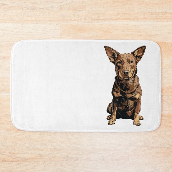 Item preview, Brown Australian Kelpie Dog Illustration designed and sold by whyitsme.