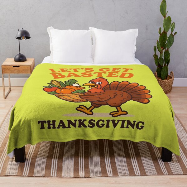 Item preview, Let’s Get Basted – Funny Thanksgiving Turkey Design designed and sold by alizo74.