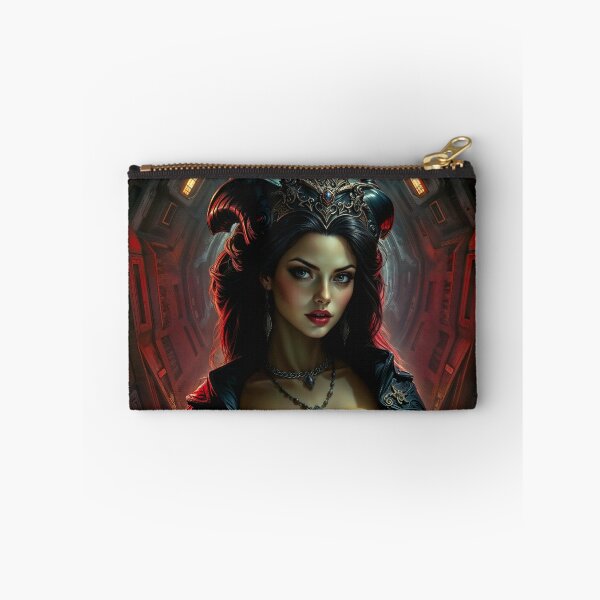 Item preview, Velaria Vexora The Ethereal Sovereign of the Crimson Abyss Gorgeous AI Concept Art by Xzendor7 designed and sold by Xzendor7 Digital Art Creations.