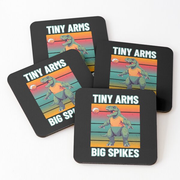Item preview, Tiny Arms Big Spikes Funny T-Rex Volleyball Player Humor designed and sold by at85productions.