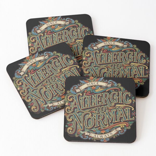 Item preview, Allergic to Normal (color) designed and sold by JoseloRochaArt.