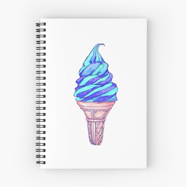 Item preview, blue ice cream cone designed and sold by islandinthesun.