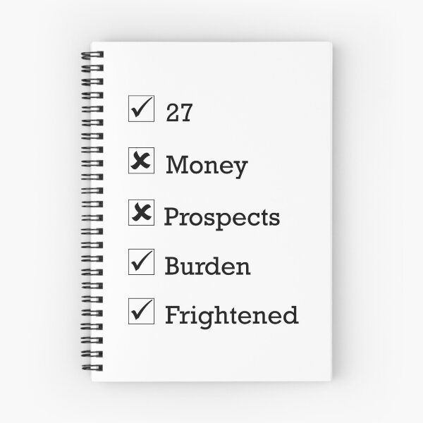 Item preview, 27 Years Old Checklist designed and sold by Mercy Ray.