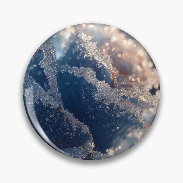 Item preview, Beauty Preserved — Frosted Blue Rose Macro designed and sold by ArgentoArt.