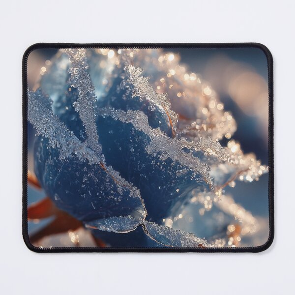 Item preview, Beauty Preserved — Frosted Blue Rose Macro designed and sold by ArgentoArt.