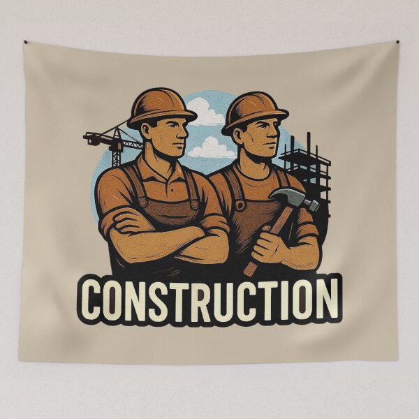 Item preview, Construction Workers - Industrial Pride designed and sold by Myra365Art.