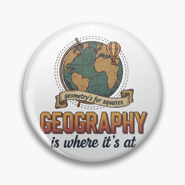 Item preview, Geography Is Where It's At designed and sold by CobaltFlamingo.