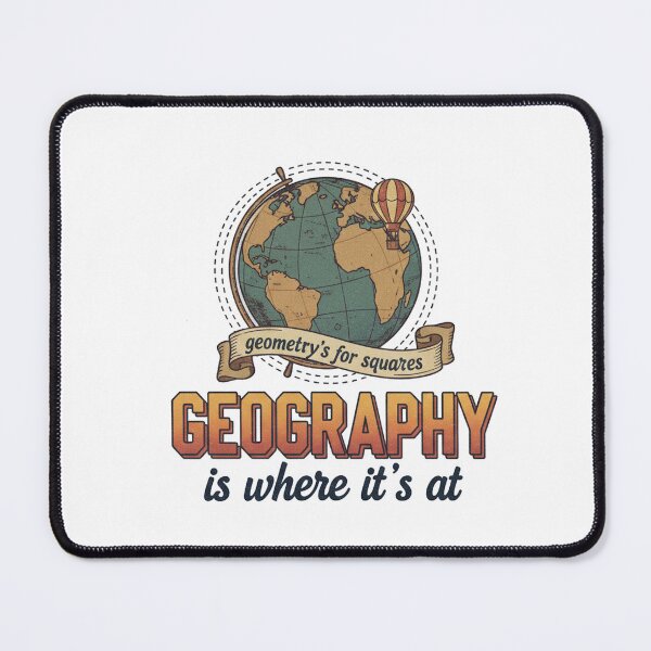 Item preview, Geography Is Where It's At designed and sold by CobaltFlamingo.